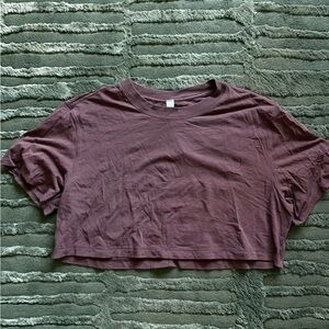 lululemon athletica Plum Crop Top